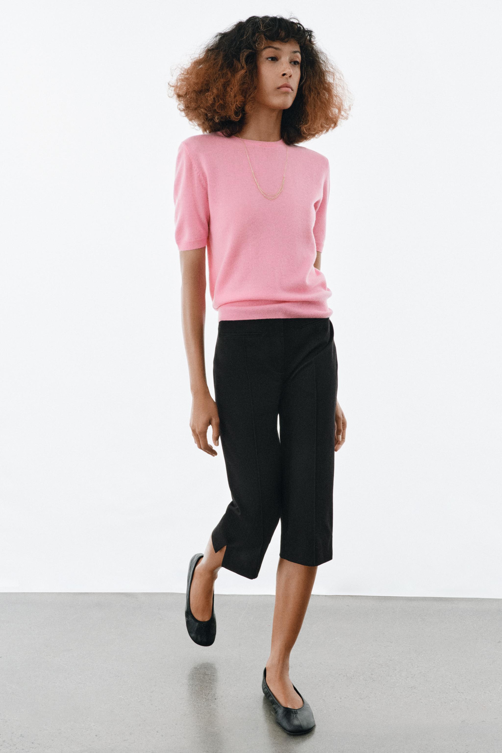 100% WOOL SHORT SLEEVE JUMPER
